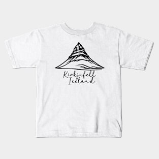 Kirkjufell Iceland Kids T-Shirt